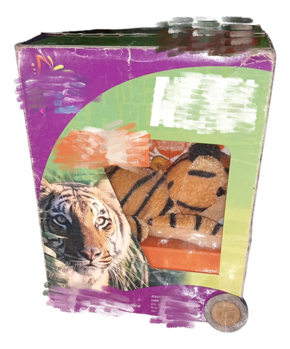 Figura Animal Planet Tigre Cajita Sonrics Promocional