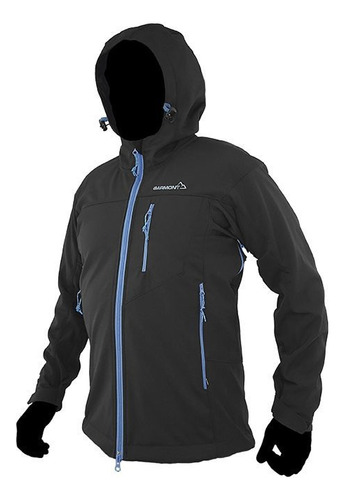 Campera Garmont Lhotse 4131 Hybrid Softshell Hombre Capucha