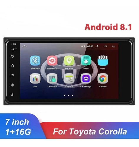 Stereo Multimedia Toyota Hilux Gps, Usb, Android !!!