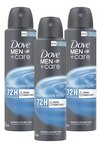 Desodorante Spray Aerosol Dove Men Protección Total 150ml