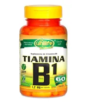 Comprar Vitamina B1 Tiamina 60 Cápsulas 500mg Unilife