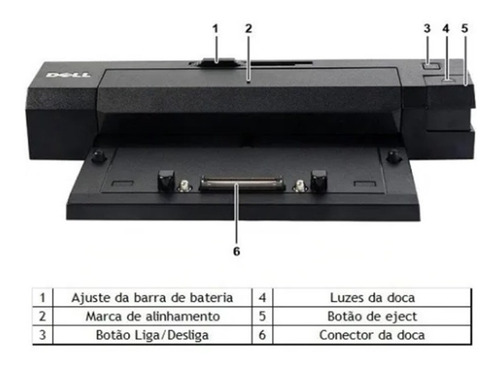 Dock Station Dell Pr02x E-port Plus E6420 M6500 (Usado)
