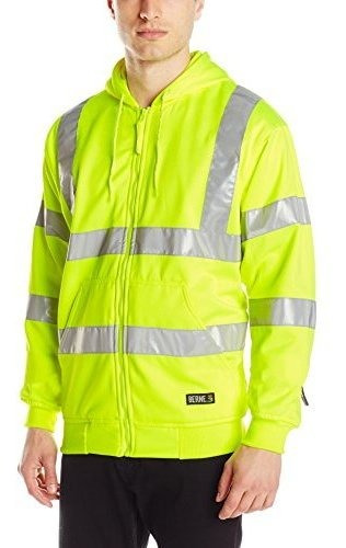 Berna Hi-vis Clase 3 Forrado Con Capucha Para Niños, 3x-larg