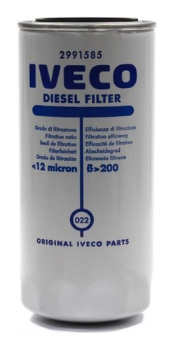 Filtro Combustível Iveco Eurotech Cursor 1.0 2009 Até 2021