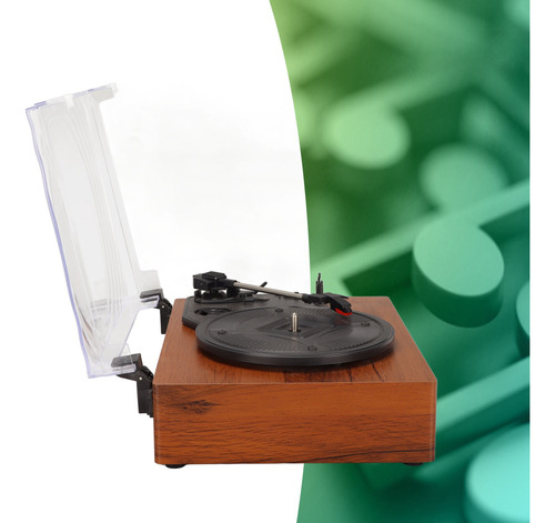 Reproductor De Discos Retro Con Tocadiscos Bluetooth, Disco