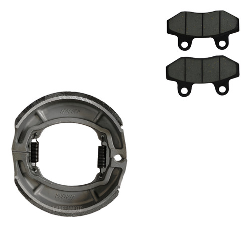 Balatas Delanteras Y Traseras Boxter 200 Veloci Genericas