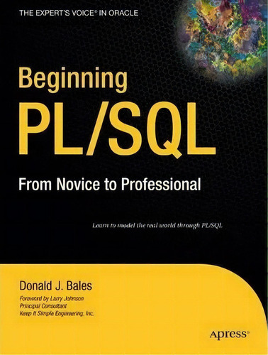 Beginning Pl/sql : From Novice To Professional, De Donald Bales. Editorial Apress, Tapa Blanda En Inglés