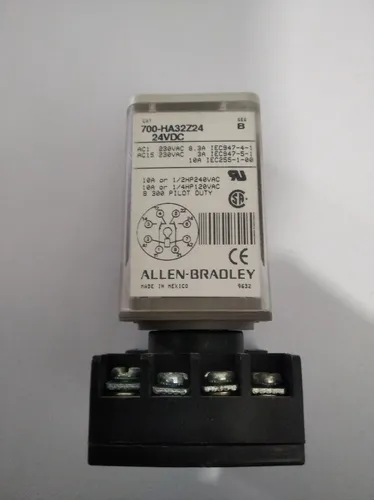 comprar Relé De Control 8pines  Bobina 24vdc Con Base Allen Bradley