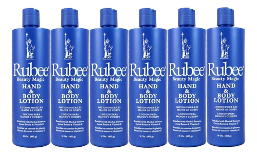 Rubee Locion Para Manos Y Cuerpo De 16 Onzas (16.0 Fl Oz) (p