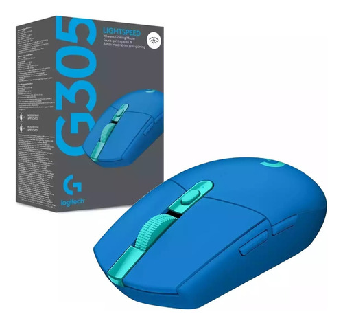 Mouse Gaming Inalámbrico Logitech Lightspeed G305 Azul