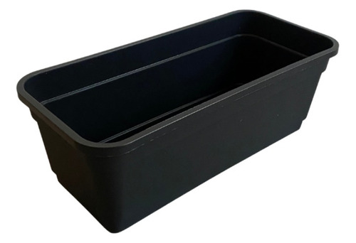 Maceta Plástica Jardinera Rectangular 25 Cm - Eco