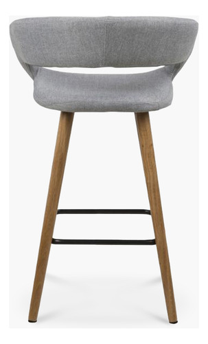 Taburete Medio 66 Tapiz Grace Gris