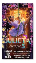 Comprar Tarjeta Cumpleaños Invitación Digital Encanto 2 Formatos