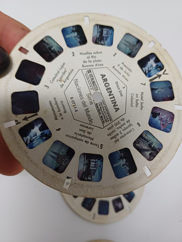 7k View Master Antiguo Juego De Discos Argentina Ciudad