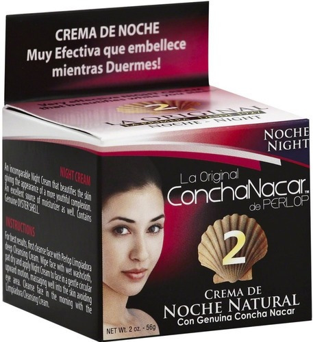 Concha Nacar Crema De Noche 2 Oz