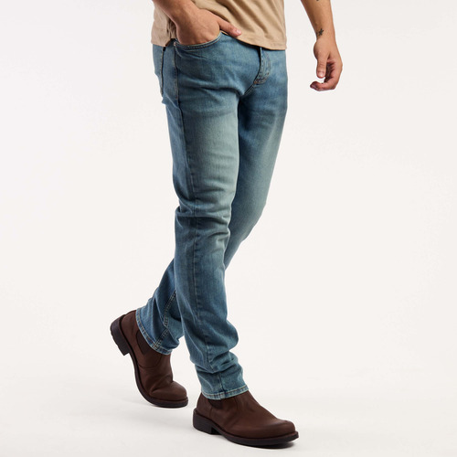 Jean Hombre Kevingston Fulton V Denim Azul Lavado