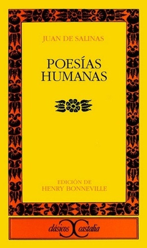 Poesias Humanas - Juan De Salinas