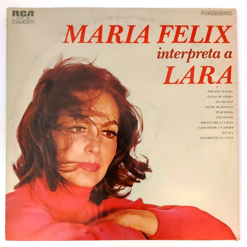 Maria Felix - Maria Felix Interpreta A Lara  Lp