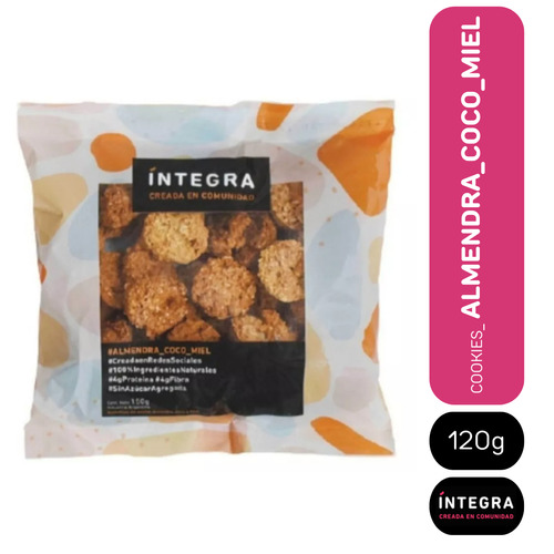 Cookies Integra almendra y coco 120g