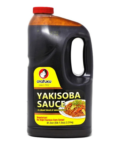 Otajoy Yakisoba Salsa 81.4 Onza Fry Noodles Sauce 1/2 Galón