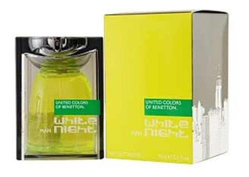 Imagen 1 de 1 de Perfume Benetton White Night Caballero 75ml Original #