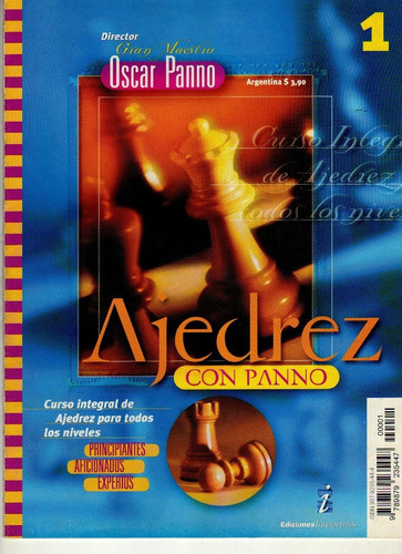 Revista Ajedrez Con Panno Nr 1, Curso Integral De Ajedrez