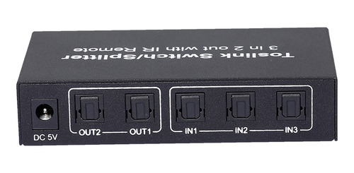 Nk-t32 3 En 2 Salidas Toslink Cable Switch Splitter