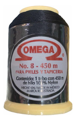 Hilo Omega Nylon No, 8   Carrete Con 450 Metros