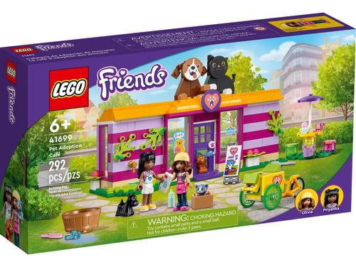 Lego Friends Cafeteria De Adopcion Para Mascotas 41699 Cantidad De Piezas 292