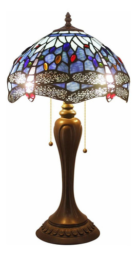 Tiffany Lamps Lámpara De Mesa De Cristal Y Cuentas De Crista