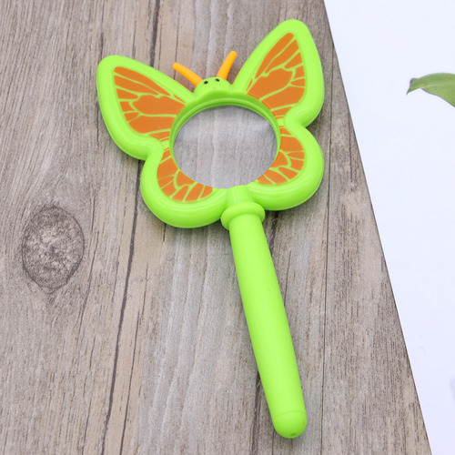 Lupa Portátil De Plástico Con Dibujos Animados Kids Detectiv