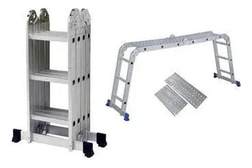 Escada Alumínio Articulada Multifuncional 4x3 3,39 M