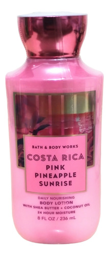 Loção corporal Costa Rica Pink Pineapple Sunrise Bath & Bodyworks Fruit Fragrance