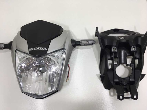 Frente Frontal Farol Aranha Titan 160 Piscas Led Cb Twister