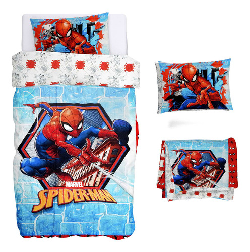 Edredón Ligero Individual + Funda Marvel Spiderman - E8154