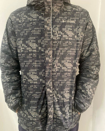Campera Columbia Para Nieve Talle 16 Niño Gris Oscuro 16 Impermeable (Usado)