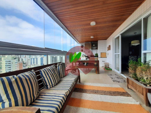 Imagem 18 de 30 de Apartamento Com 3 Dormitórios À Venda, 142 M² Por R$ 740.000,00 - Tupi - Praia Grande/sp - Ap3432