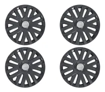 Comprar Tapones Rin 14 Abs Vw Gol Negro + Tapones Válvula Gratis!!!