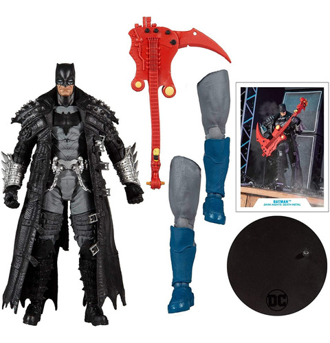 Figura Batman Death Metal Guitar Dc Mcfarlane Toy Darkfather