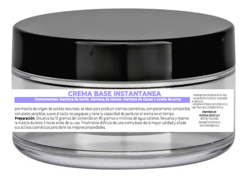 Crema Base Instantánea