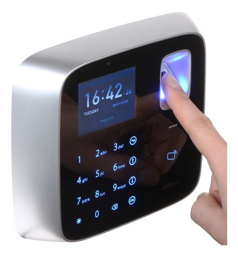 Imagen 2 de 7 de Control Acceso Dahua Asa2212a Autonomo Camara Huella Codigo