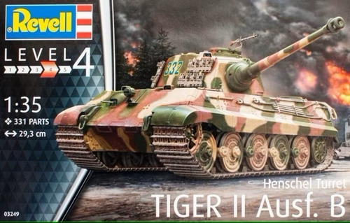 Revell Henschel Turret Tiger Ii Aus 03249 1/35 Rdelhobby Mza
