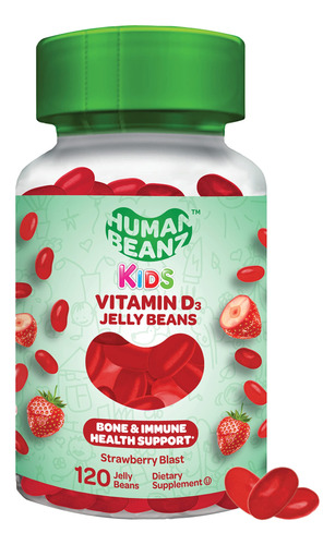 Human Beanz Gomitas De Gelatina De Vitamina D3 Para Nios, Sa