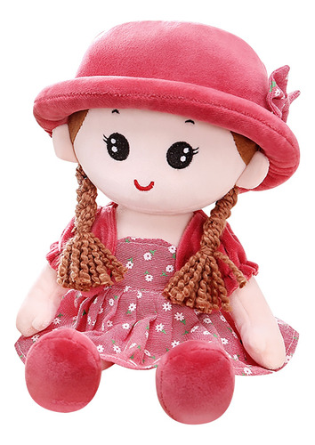 Muñeca Suave Para Niñas, Bonita Y Adorable Decoración De Pel