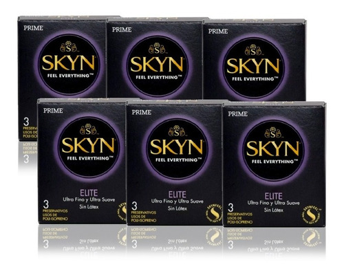 Preservativos Prime Skyn Sin Látex X18u (6x3) | Mayor Calor