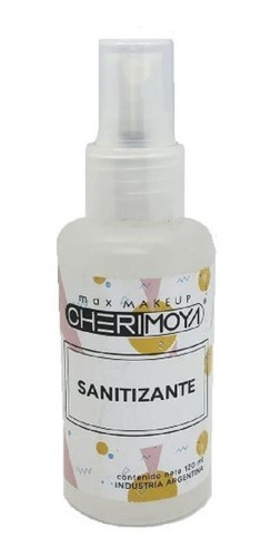 Antiseptico Sanitizante 120ml Manos Uñas Nails Cherimoya 