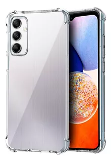 Funda Transparente Reforzada Para Samsung A14 + Vidrio 9d