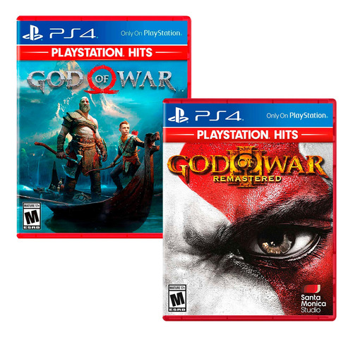 God Of War Remaster + God Of War 2018 Ps4 Fisico 