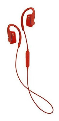 Jvc Inalámbrica Earclip Auricular Del Deporte (rojo) Ha-ec30