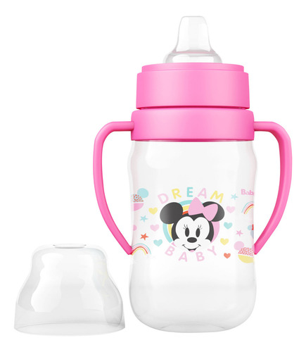 Copo Treinamento 300ml C/ Bico Flexível Minnie Disney Babygo